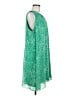 DKNY 100% Polyester Stars Green Cocktail Dress Size M (estimated) - photo 4