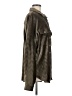 White Birch 100% Polyester Chevron-herringbone Brown Long Sleeve Blouse Size M - photo 4