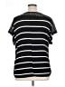 Lavish Black Short Sleeve Top Size 1X - photo 2