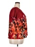 Assorted Brands Floral Red Short Sleeve T-Shirt Size XXL - photo 4