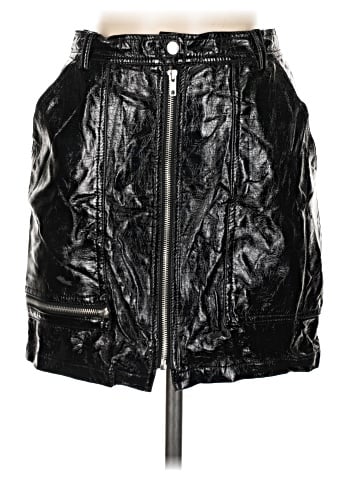 Silence and Noise Faux Leather Skirt (view 1)