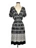 En Focus Studio Graphic Black Cocktail Dress Size 6 - photo 1