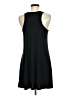 Veronica M. Solid Black Casual Dress Size M - photo 2
