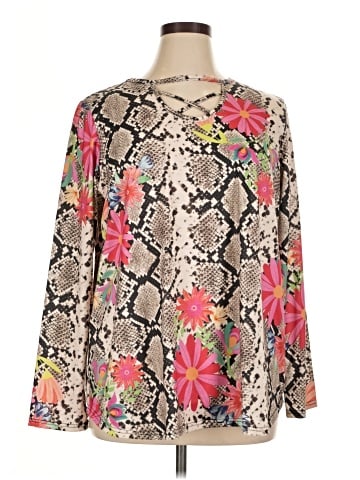 Southern Stitch Long Sleeve Blouse (view 1)