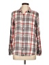 SO Plaid Gray Long Sleeve Button-Down Shirt Size L - photo 1