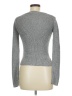 Theory Metallic Silver Gray Pullover Sweater Size M - photo 2