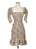 Hyfve 100% Polyester Animal Print Tan Cocktail Dress Size S - photo 1