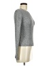 Theory Metallic Silver Gray Pullover Sweater Size M - photo 4