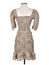 Hyfve 100% Polyester Animal Print Tan Cocktail Dress Size S - photo 2
