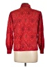 Requirements 100% Polyester Paisley Red Long Sleeve Blouse Size L (estimated) - photo 2