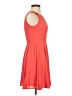 Express 100% Polyester Solid Orange Cocktail Dress Size 0 - photo 4