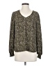 CAbi 100% Polyester Green Long Sleeve Blouse Size XS - photo 1
