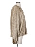 Ann Taylor LOFT 100% Polyester Metallic Gold Long Sleeve Blouse Size XS - photo 4