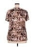 White Stag Brown Short Sleeve Blouse Size 20 - photo 2