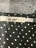 Mi ami 100% Polyester Polka Dots Black Cocktail Dress Size L - photo 7