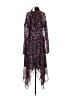 Walter Baker 100% Polyester Floral Blue Casual Dress Size 4 - photo 2