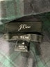 J.Crew Plaid Black Long Sleeve Button-Down Shirt Size 4 - photo 7