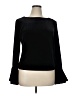 Xscape Black Long Sleeve Top Size XL - photo 1