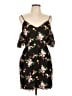 BB Dakota 100% Polyester Floral Black Cocktail Dress Size 10 - photo 1