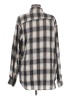 Princess Polly 100% Polyester Plaid Gray Long Sleeve Blouse Size 6 - photo 2