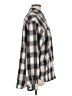 Princess Polly 100% Polyester Plaid Gray Long Sleeve Blouse Size 6 - photo 4
