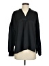 Laundry by Shelli Segal 100% Polyester Black Long Sleeve Blouse Size S - photo 1