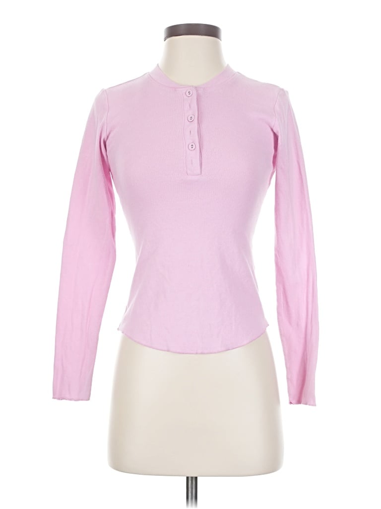 Pre-owned Skims Long Sleeve T-shirt In Pink