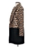 Zara Animal Print Brown Wool Coat Size XS - photo 5