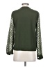 Shein 100% Polyester Green Long Sleeve Blouse Size 4 - photo 2
