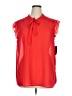 Rouge 100% Polyester Red Sleeveless Blouse Size 1X - photo 1