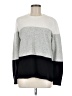 J.Crew Factory Store Color Block Gray Pullover Sweater Size M - photo 1