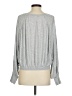 Free People 100% Viscose Silver Pullover Sweater Size S - photo 2