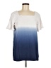Lands' End Blue Short Sleeve Top Size M - photo 1