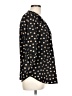 AK Anne Klein 100% Polyester Polka Dots Black 3/4 Sleeve Blouse Size L (petite) - photo 4