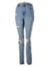 Forever 21 Hearts Blue Jeans Size 28 waist - photo 1