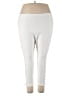 Roaman's Solid Ivory Active Pants Size 22 (1X) - photo 1
