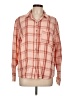 Universal Thread 100% Cotton Plaid Orange Long Sleeve Button-Down Shirt Size L - photo 1