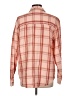 Universal Thread 100% Cotton Plaid Orange Long Sleeve Button-Down Shirt Size L - photo 2