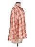 Universal Thread 100% Cotton Plaid Orange Long Sleeve Button-Down Shirt Size L - photo 4