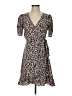 Sanctuary Animal Print Brown Casual Dress Size S - photo 1