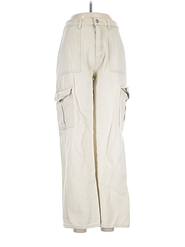 Pre-owned Cider Cargo Pants In White