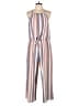 Speechless Stripes White Jumpsuit Size XL - photo 2