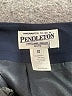 Pendleton Solid Blue Black Wool Skirt Size 10 (petite) - photo 3
