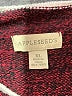 Appleseeds 100% Acrylic Tweed Burgundy Turtleneck Sweater Size XL - photo 7