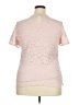 Teddi Rose Pink Short Sleeve Top Size XL - photo 2