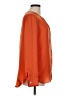Rose + Olive 100% Polyester Orange Long Sleeve Blouse Size M - photo 4