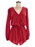 Rory Beca 100% Polyester Red Romper Size M - photo 1