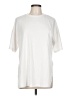 Shein Solid Ivory Short Sleeve T-Shirt Size L - photo 1