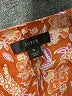 J.Crew 100% Ramie Orange Long Sleeve Blouse Size S - photo 7