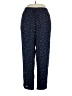 Koret 100% Rayon Polka Dots Blue Casual Pants Size 16 - photo 1